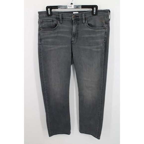 EDWIN ELIN CROP STRAIGHT JEANS Women's Size 29 KNIGHT RYDER GREY WASH - Picture 1 of 8